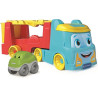 Giocattolo clementoni baby camion con macchinine a dondolo multicolore