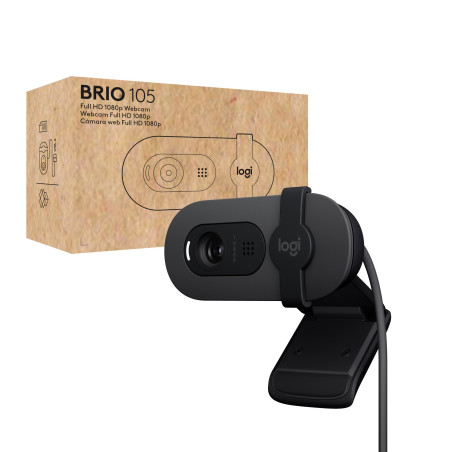 Webcam logitech brio 105 full hd 2 mp [960-001592]
