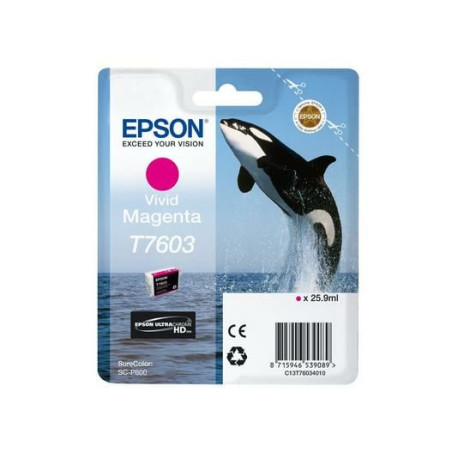 cartuccia a getto d'inchiostro epson 25.9ml magenta vivido [c13t76034n10]