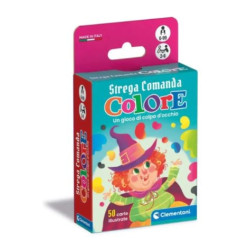 Gioco da tavola clementoni strega comanda colore 50 carte [16807]