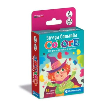 Gioco da tavola clementoni strega comanda colore 50 carte [16807]