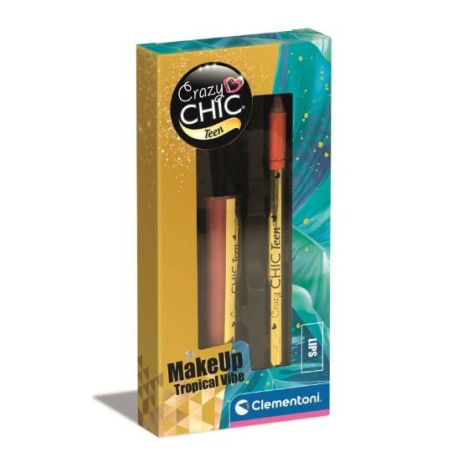 Giocattolo clementoni crazy chic lucidalabbra /matita labbra tropical