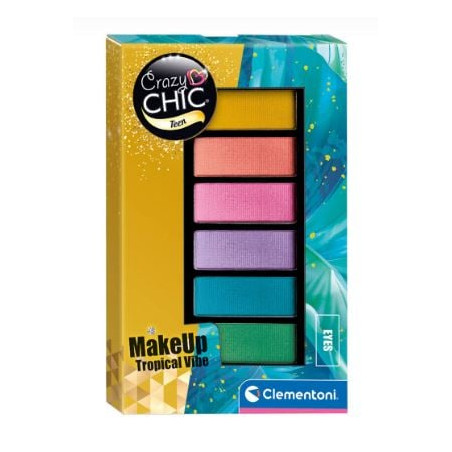 Giocattolo clementoni crazy chic tropical vibe palette di ombretti