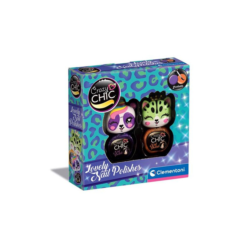 Giocattolo clementoni crazy chic lovely nail polishes [18796]