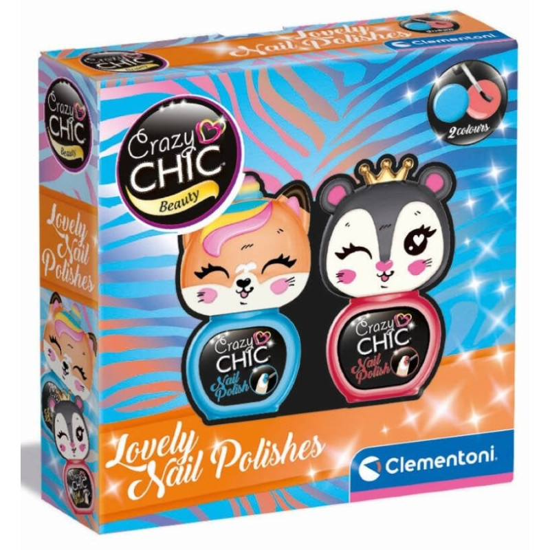 Giocattolo clementoni crazy chic lovely nail polishes [18811]