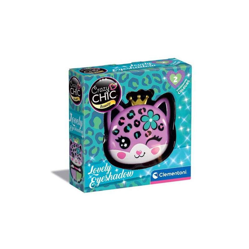 Giocattolo clementoni crazy chic lovely eyeshadow leopardo [18822]