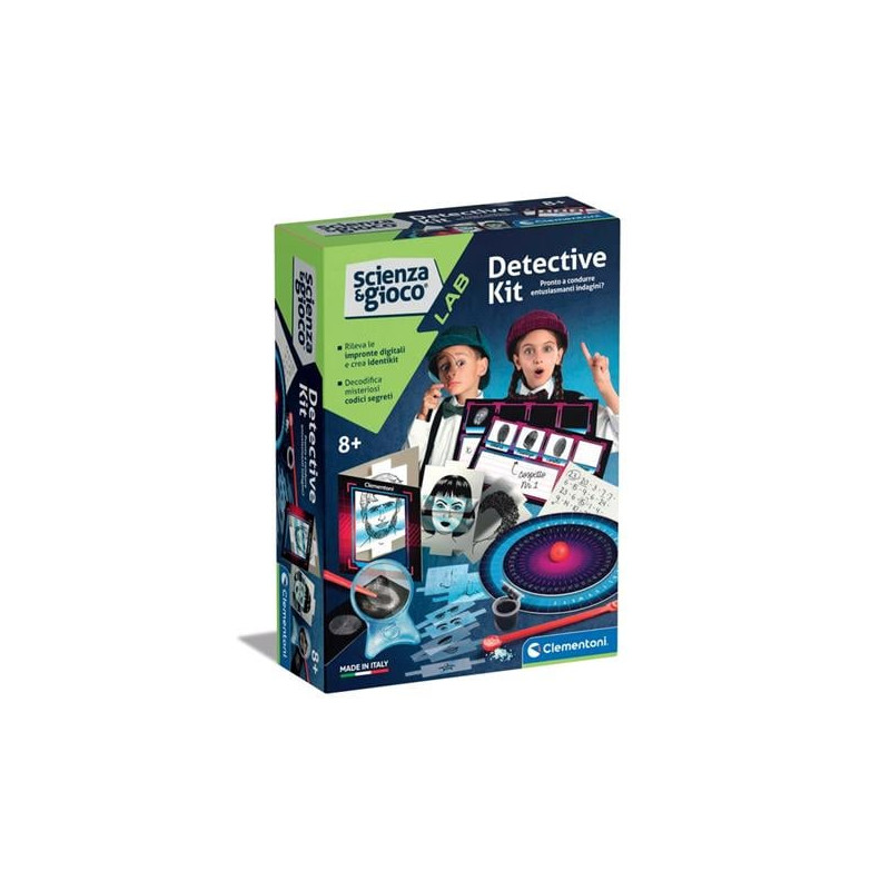 Gioco clementoni detective kit multicolore [19230]