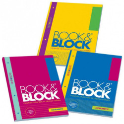 Blocco blasetti book e block 7740 collato e forato a4 80g 40 pagine