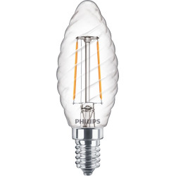 Lampadina e1 led philips 25w classe d tortiglione filam [929001238555]