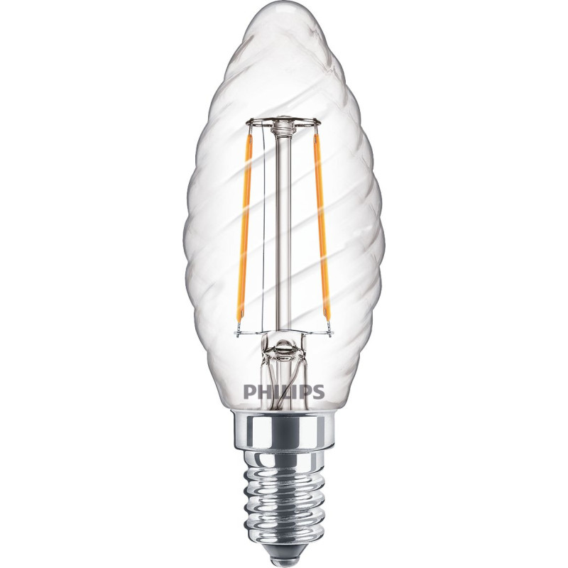 Lampadina e1 led philips 25w classe d tortiglione filam [929001238555]