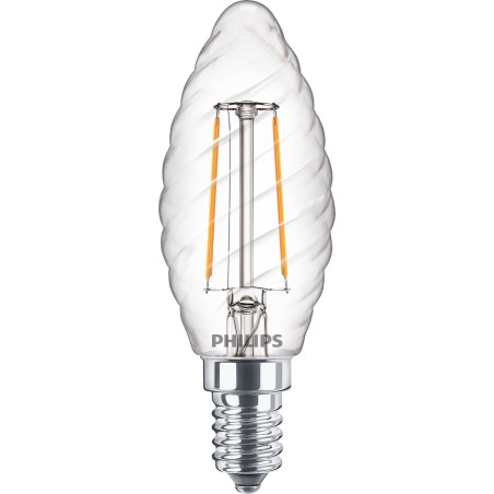 Lampadina e1 led philips 25w classe d tortiglione filam [929001238555]
