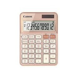 Calcolatrice da tavolo canon ks-125kb-rg a batteria e solare