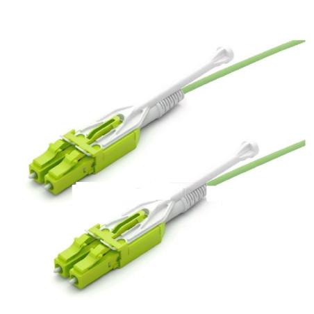 cavo patch wp europe in fibra ottica 2fo om5 lcd/lcd 1m verde limone