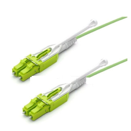 Cavo patch wp europe in fibra ottica 2fo om5 lcd/lcd 2m verde limone