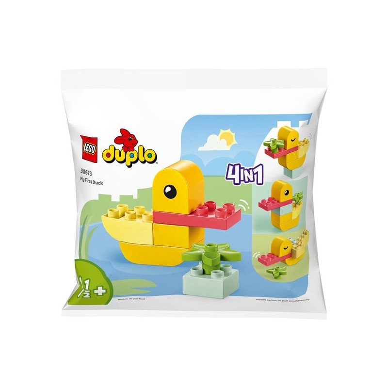 gioco da costruzione lego duplo la mia prima papera in plastica multicolore