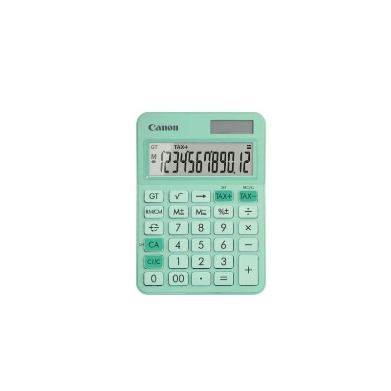Calcolatrice da tavolo canon ls-125kb-gr 12 cifre batteria