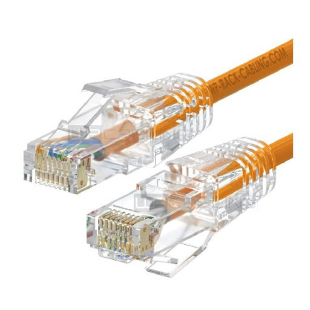 Cavo patch wp europe in fibra ottica u/utp cat.6a lshf 2m arancione