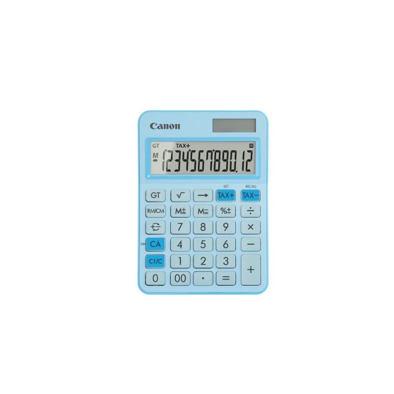 Calcolatrice da tavolo canon ls-125kb-pbl 12 cifre batteria