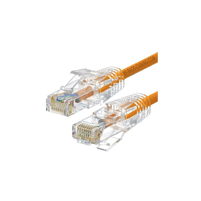 Cavo patch wp europe in fibra ottica u/utp cat.6a lshf 3m arancione