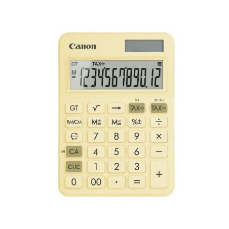 Calcolatrice da tavolo canon ls-125kb-pyl 12 cifre batteria