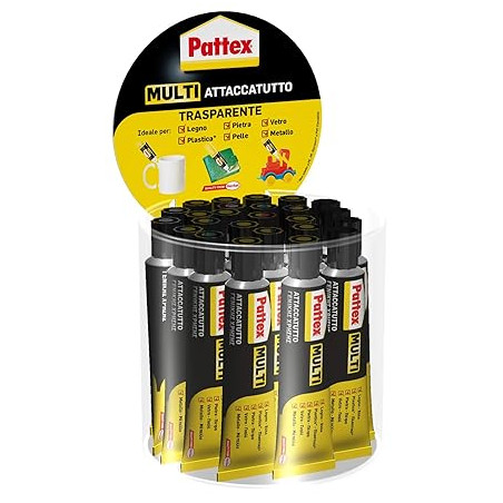 Colla pattex attaccatutto 20ml trasparente 25pz [1604262a]