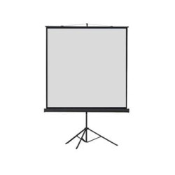 Telo 96'' napofix con treppiede per schermo proiezione bianco