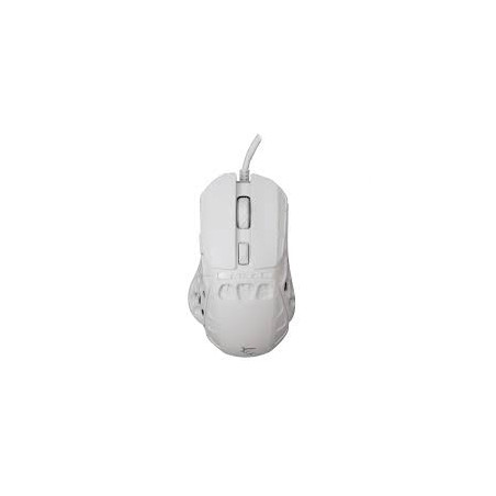 Mouse white shark ector gm-5016 da gioco usb ottico led rgb 7200dpi