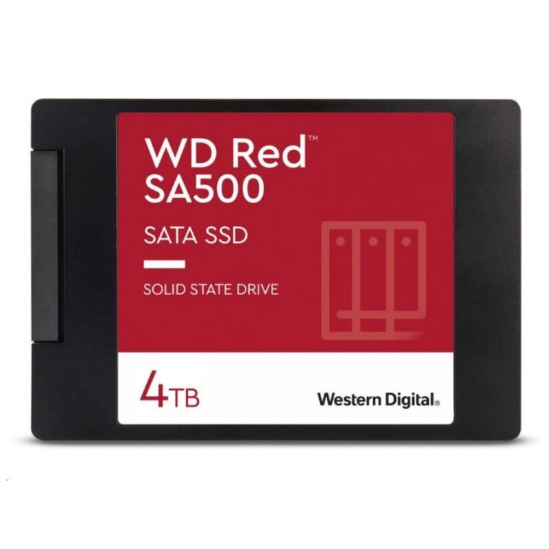 ssd 4tb western digital sa500 2.5" rosso [wds400t2r0a]