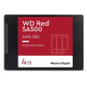 ssd 4tb western digital sa500 2.5" rosso [wds400t2r0a]