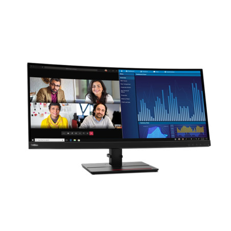 Monitor led 34.1'' lenovo thinkvision p34w-20 wide quad