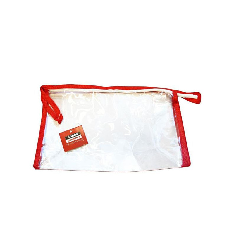 Busta bagno sonda piccola viaggio 30x20x10cm trasparente [casre5885]
