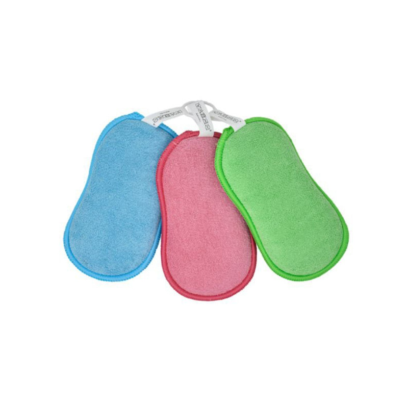 Spugne apex microfibra multicolore 3pz [15077]