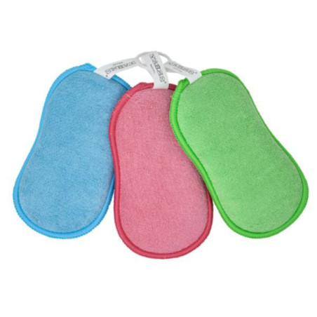 Spugne apex microfibra multicolore 3pz [15077]