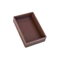 Asta pvc arisol per tenda ciniglia marrone 50pz [tappo marrone]