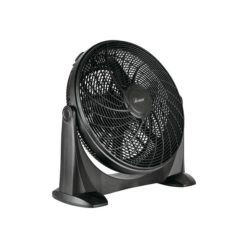 Ventilatore da terra ardes space 5 pale 51cm nero [ar5a51]