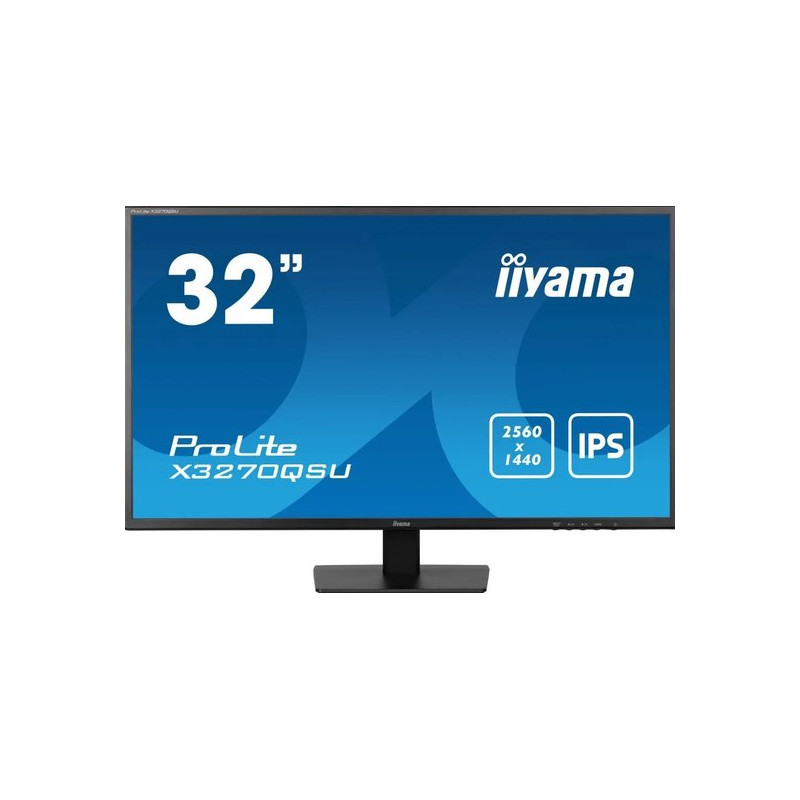 Monitor led 31.5" iiyama prolite wqhd 2560x1440/3ms/classe e/nero
