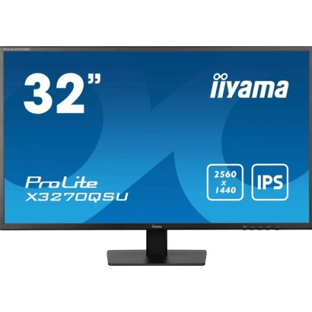 Monitor led 31.5" iiyama prolite wqhd 2560x1440/3ms/classe e/nero