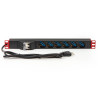 Multipresa rack 19'' link 220v 16a 6prese multicolore [lk10050lr]