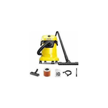 Aspirapolvere karcher wd 3 v-17/4/20 17l 1000w giallo [1.628-127.0]