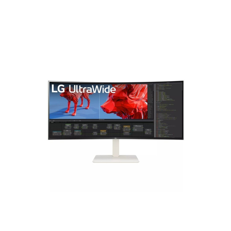 Monitor led 38" lg 38wr85qc-w classe f 1ms bianco [38wr85qc-w.aeu]