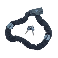 Catena di sicurezza yale essential con lucchetto e chiave 0.90m nero