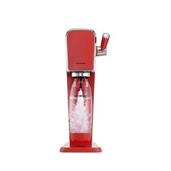 Macchina sodastream art per acqua frizzante e soda rosso [art mandarin