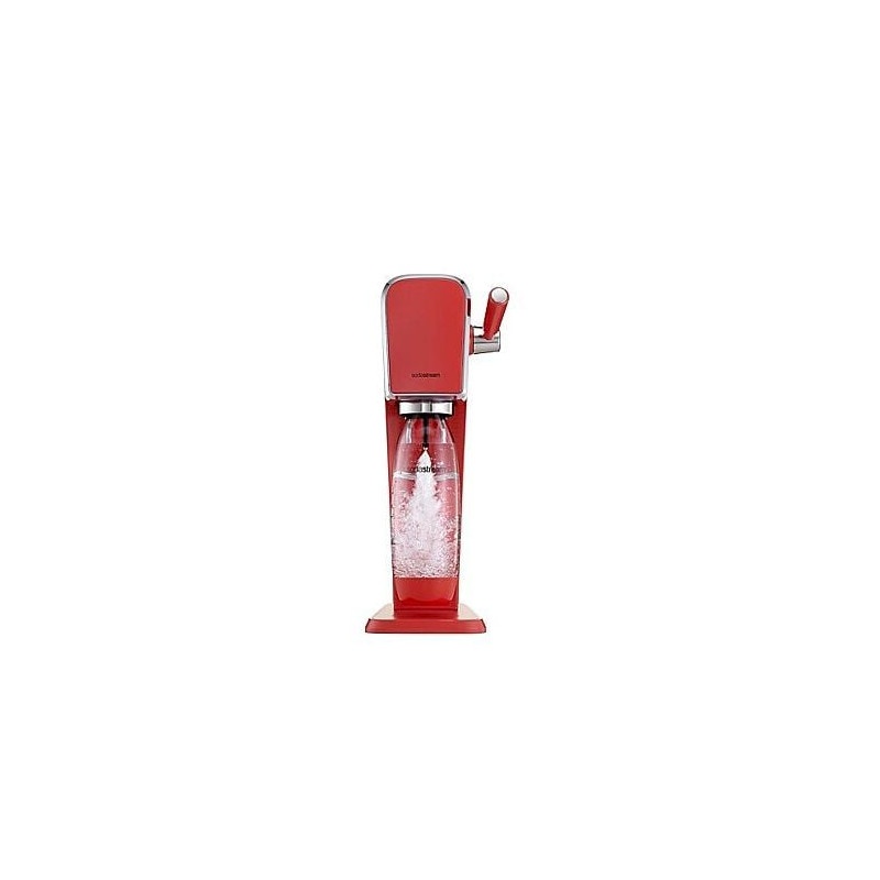 Macchina sodastream art per acqua frizzante e soda rosso [art mandarin