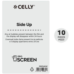 Pellicola protettiva celly pro screen profilm10af anti-impronte