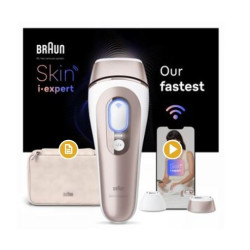 Depilatore braun skin i-expert pro ipl pl7147 con borsa + 2 accessori