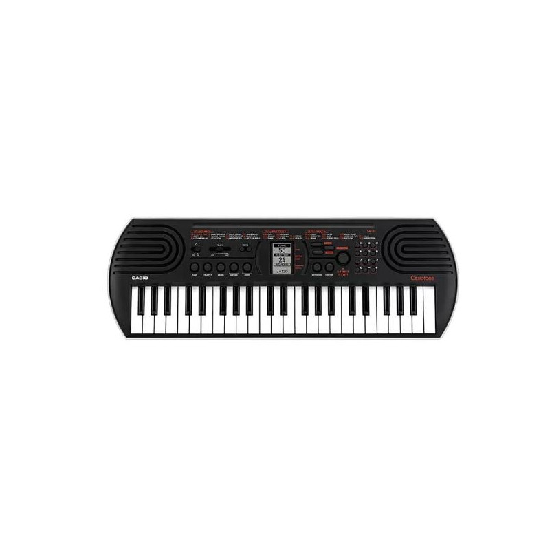 Mini tastiera casio sa-81 musicale 44 tasti nero
