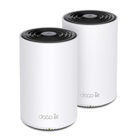 router tp-link deco xe75 5g/wifi/574mbps bianco [deco xe75(2-pack)]