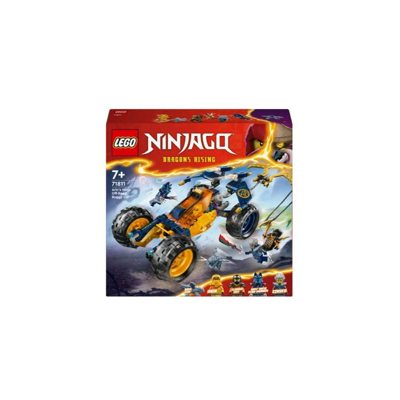Gioco da construzione lego ninjago buggy fuoristrada ninja di arin