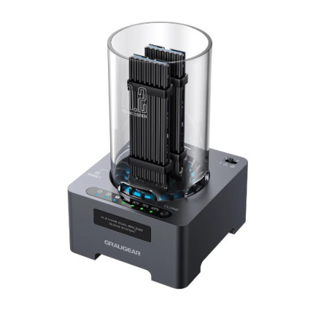 Stazione di clonazione graugear per m.2-nvme-ssd