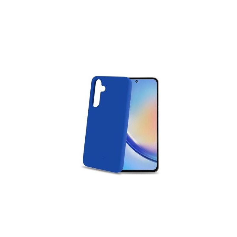 Custodia celly cromo morbida per galaxy a55 5g blu [cromo1064bl]